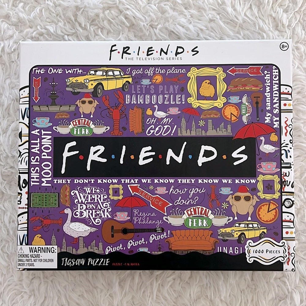 FRIENDS Jigsaw Puzzle TV Show 90's Kids Family Games